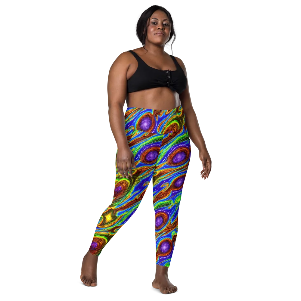 Saturated Orbit on Leggings with Pockets — Front