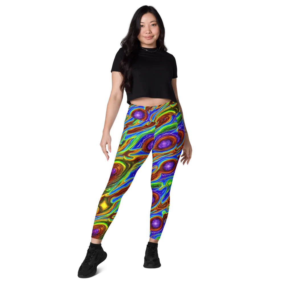 Saturated Orbit on Leggings with Pockets — Front
