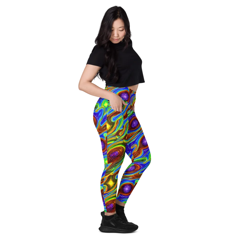 Saturated Orbit on Leggings with Pockets — Right