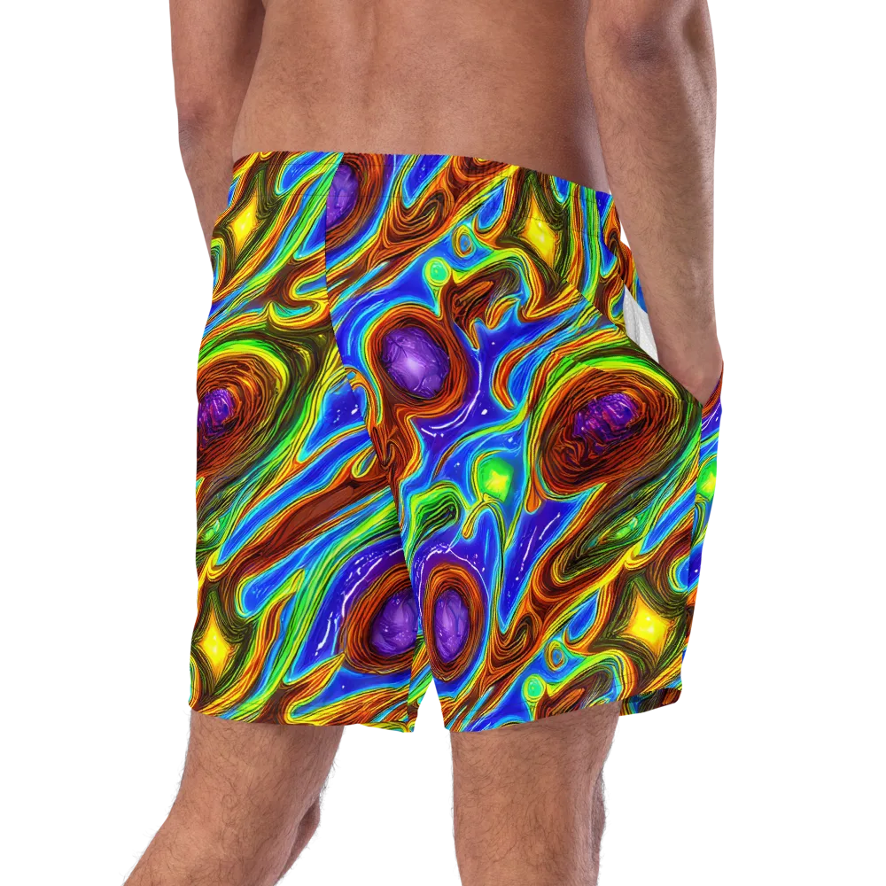 Saturated Orbit on Swim Trunks — Right Back