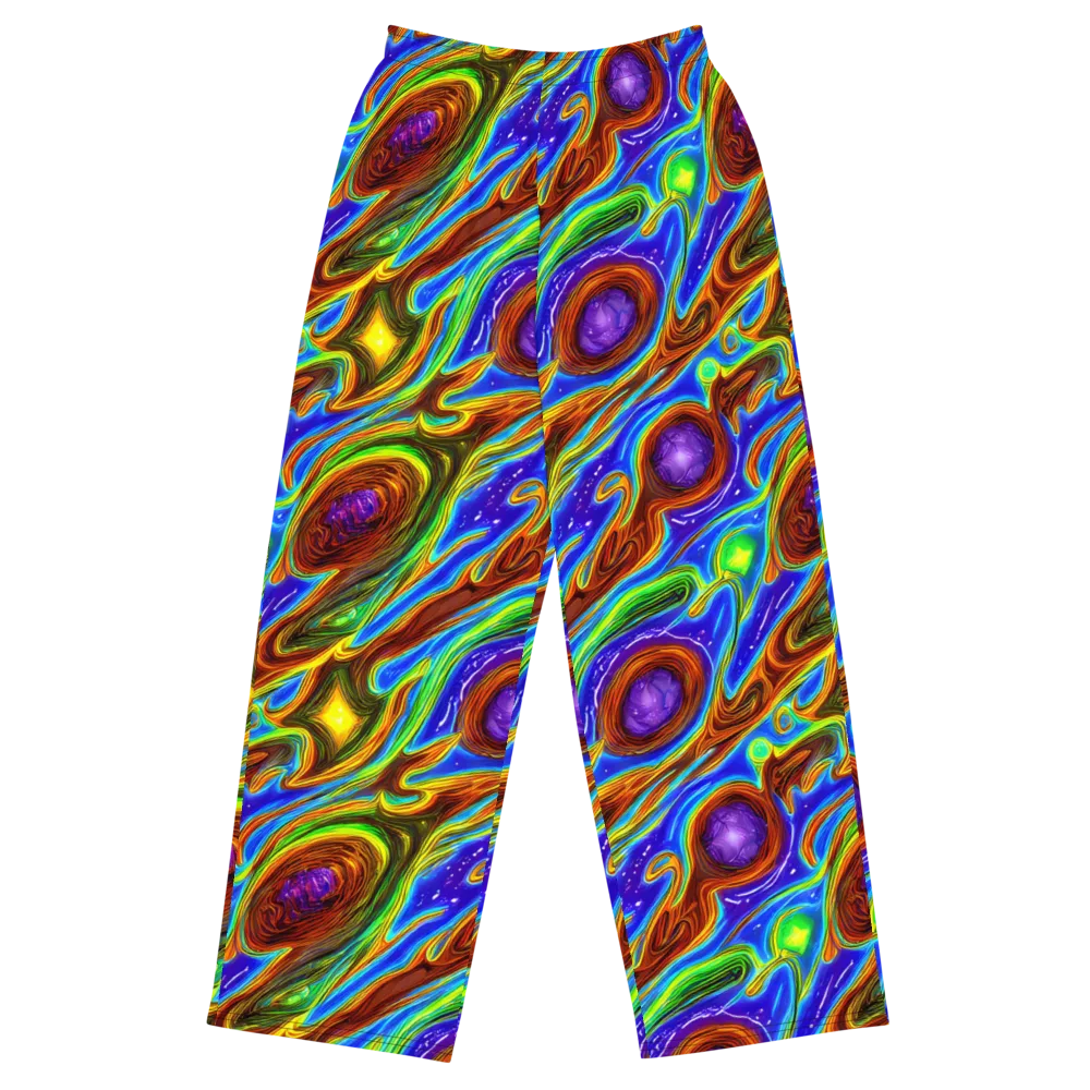 Saturated Orbit on Wide-Leg Pants — Front