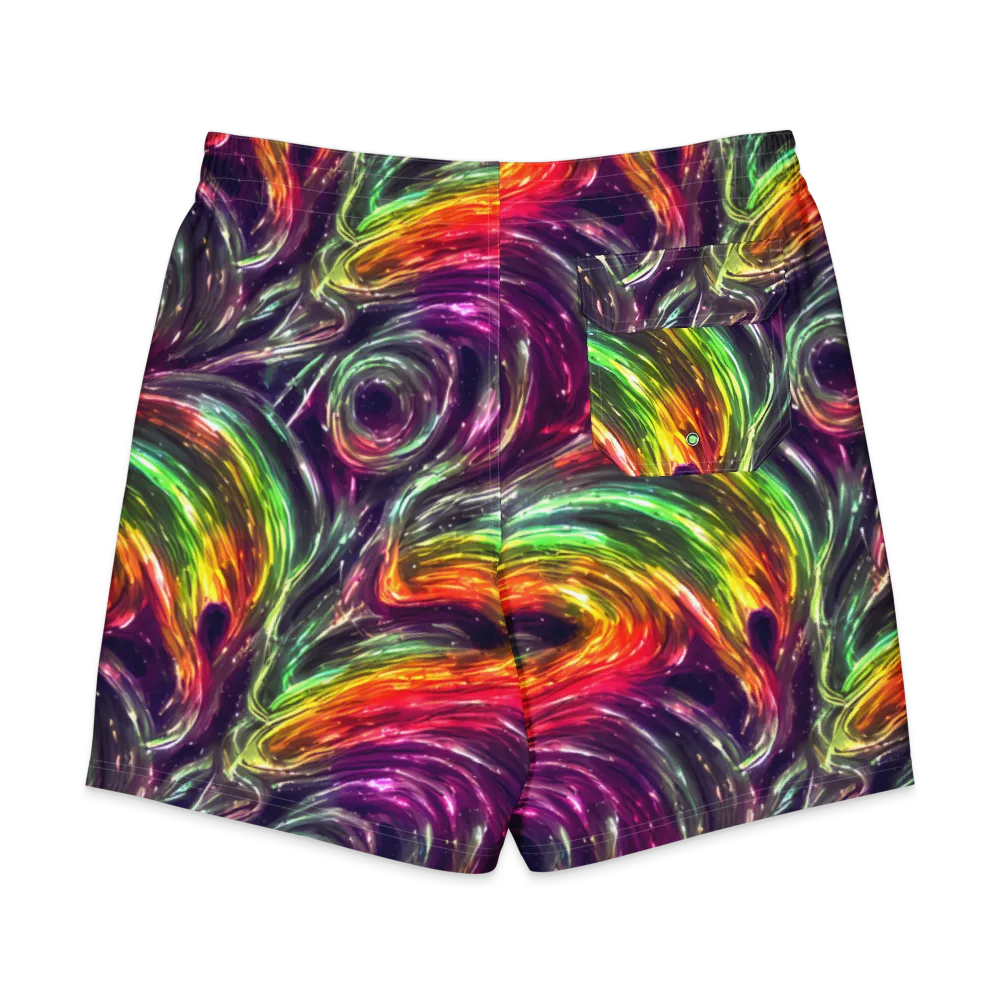 Aurora Cyclone on Men's Board Shorts — Back