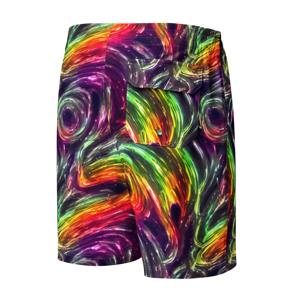 Aurora Cyclone on Men's Board Shorts — Back