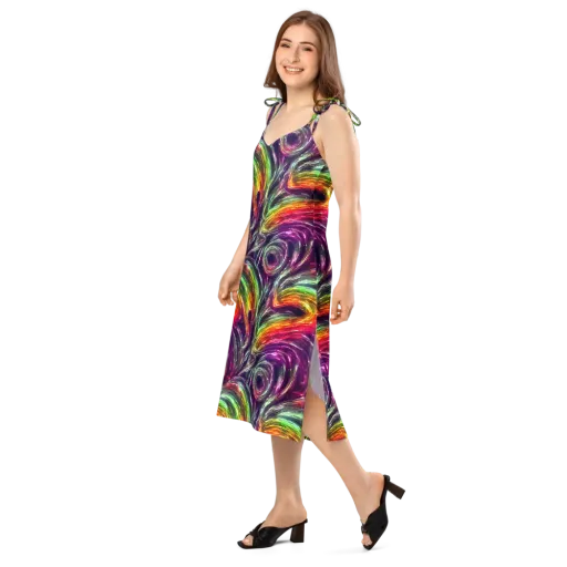 Aurora Cyclone on a Slip Dress