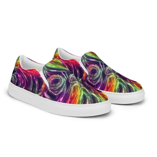 Aurora Cyclone on a Men's Slip-On Canvas Shoes