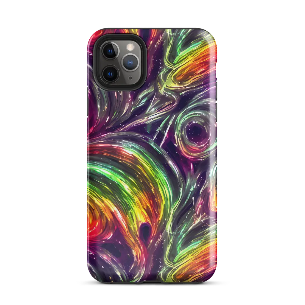 Aurora Cyclone on Tough Case for iPhone® — Front