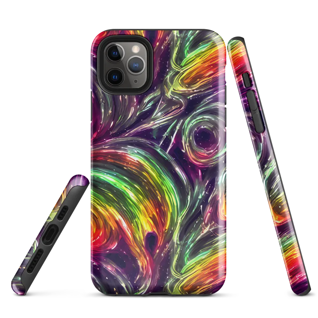 Aurora Cyclone on Tough Case for iPhone® — Front