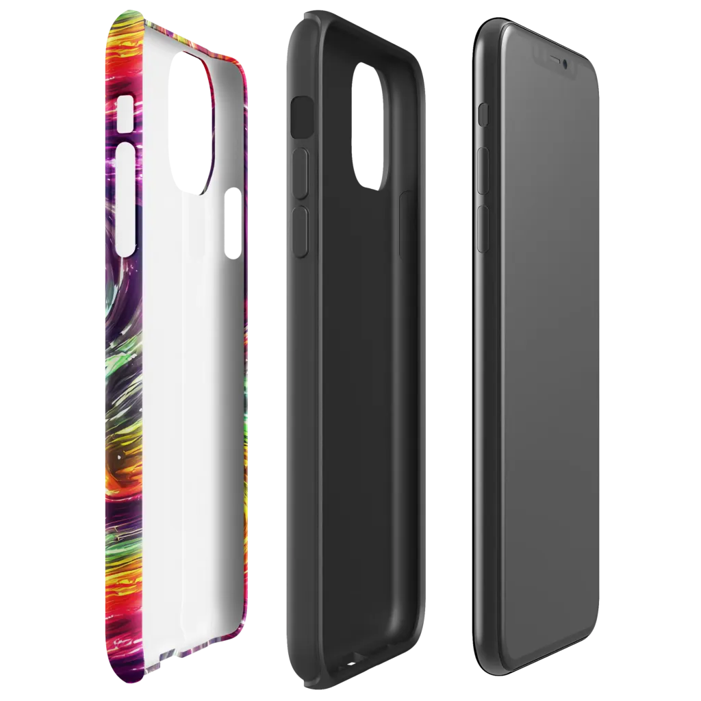 Aurora Cyclone on Tough Case for iPhone® — Right