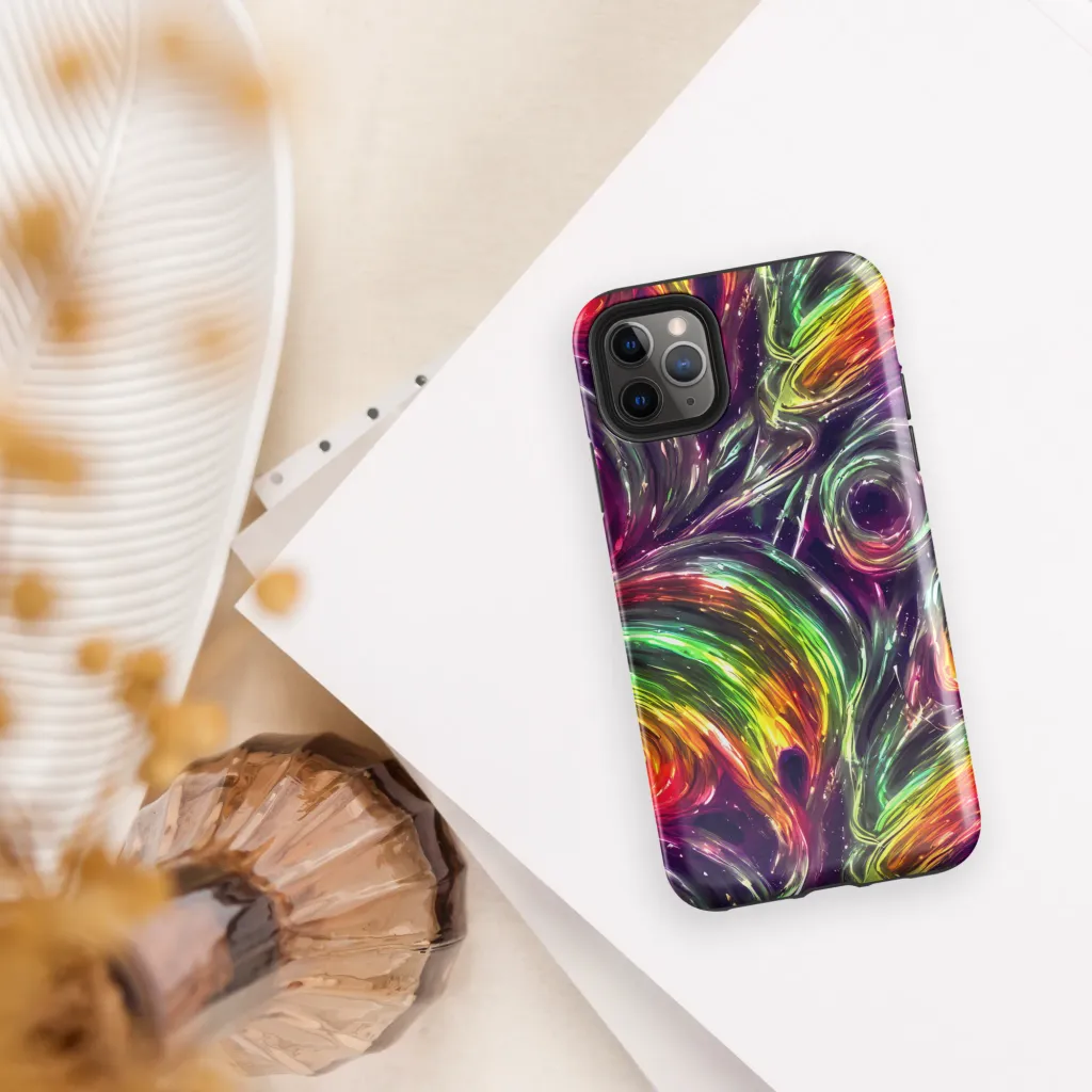 Aurora Cyclone on Tough Case for iPhone® — Front