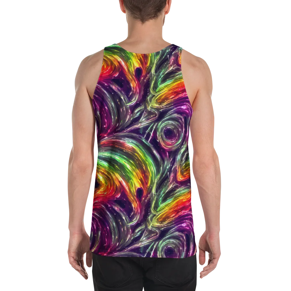 Aurora Cyclone on Men's Tank Top — Back