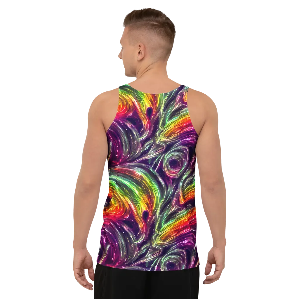 Aurora Cyclone on Men's Tank Top — Back