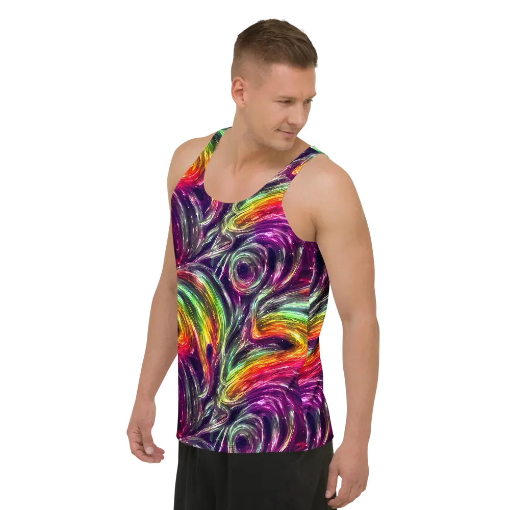 Aurora Cyclone on Men's Tank Top — Left Front