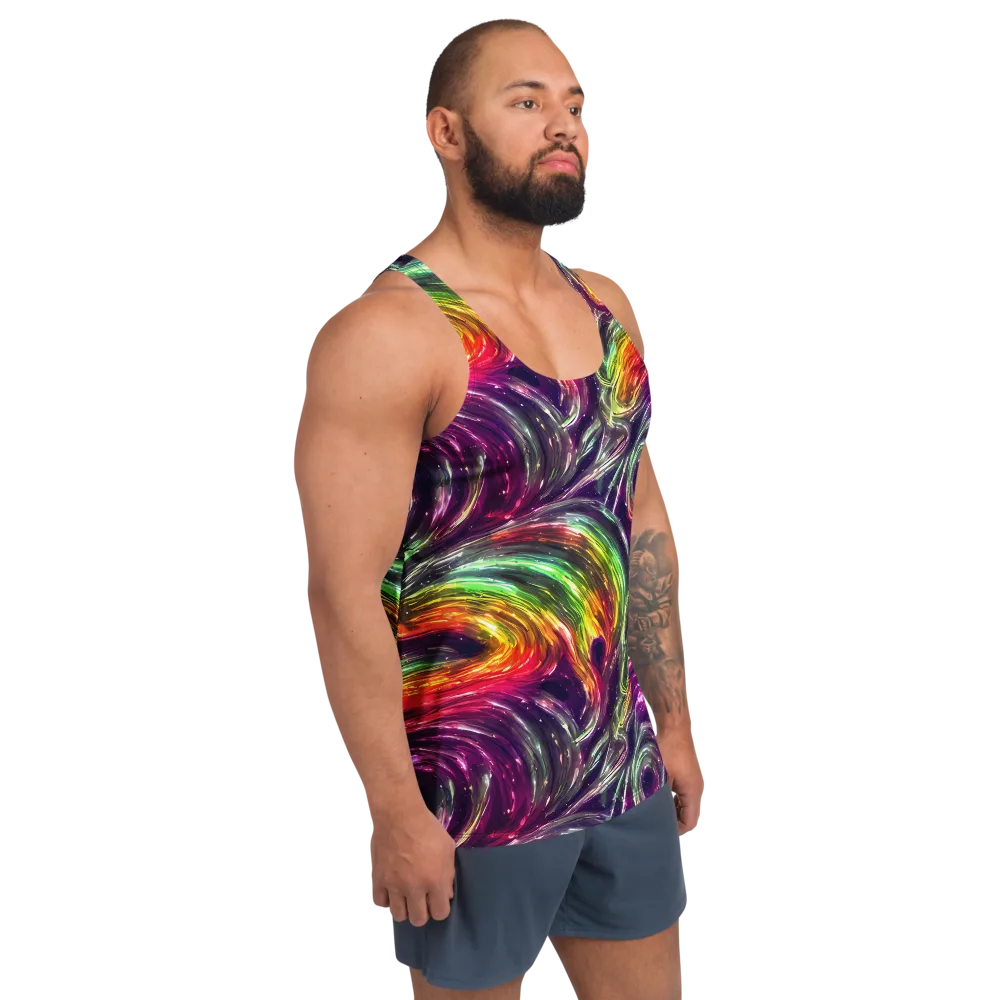 Aurora Cyclone on Men's Tank Top — Right Front
