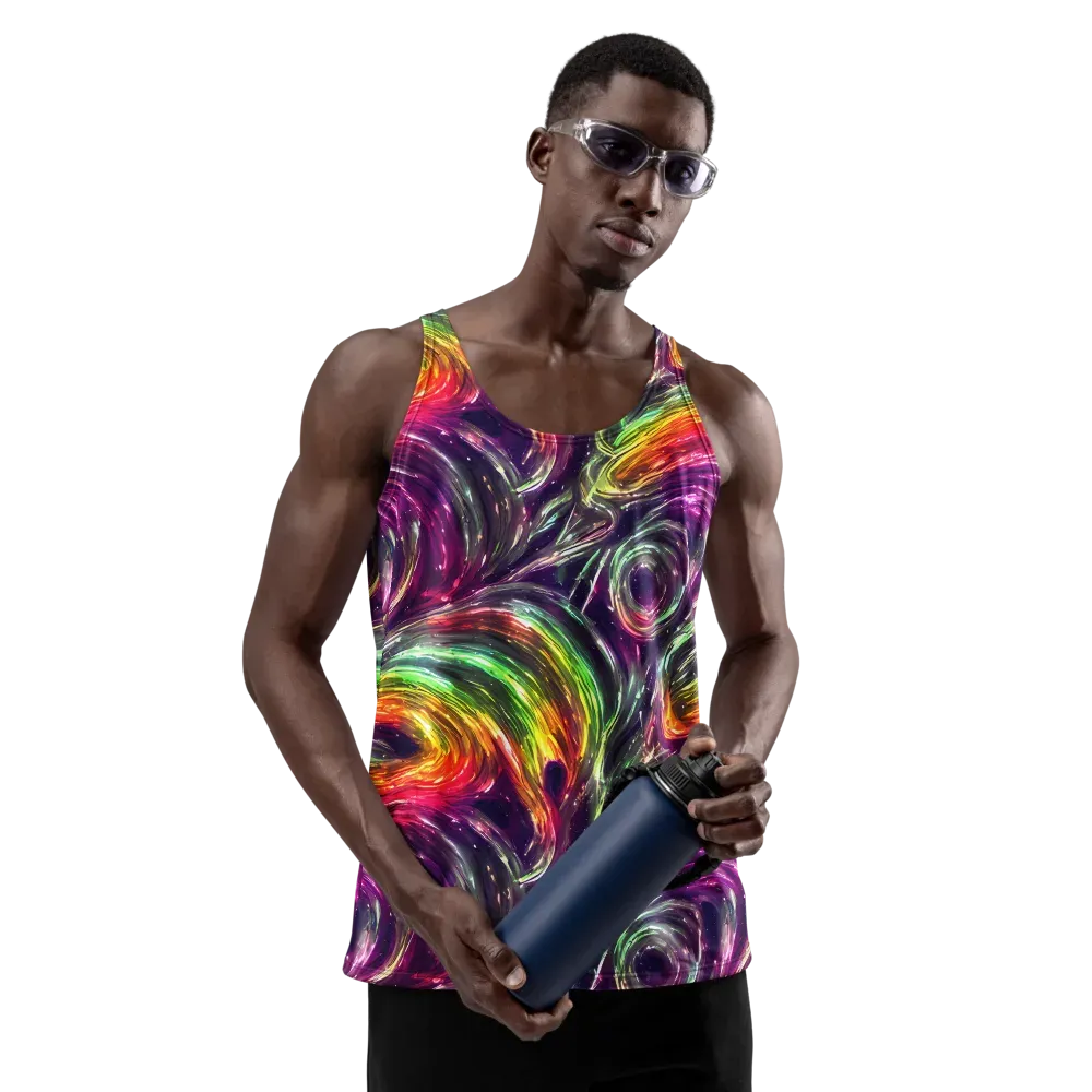 Aurora Cyclone on Men's Tank Top — Front