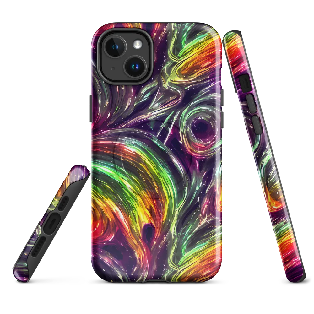 Aurora Cyclone on MagSafe Tough Case for iPhone® — Front