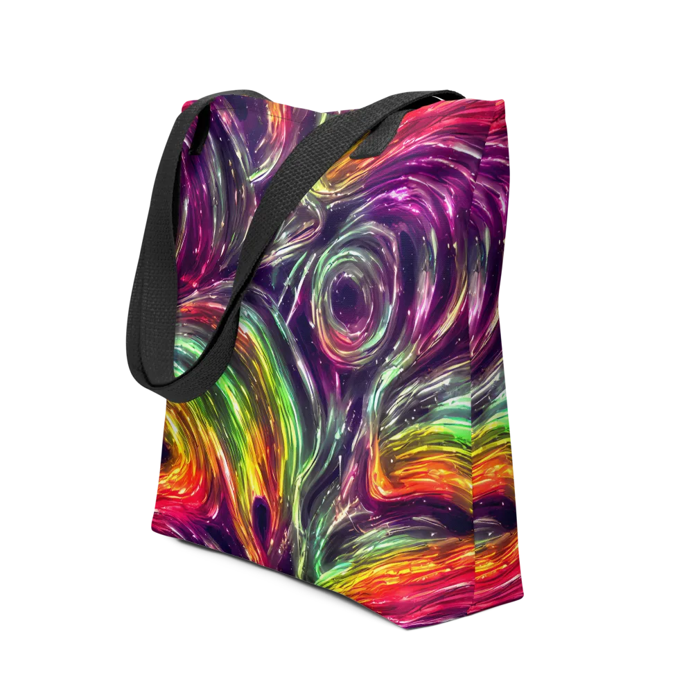Aurora Cyclone on Tote Bag — Front