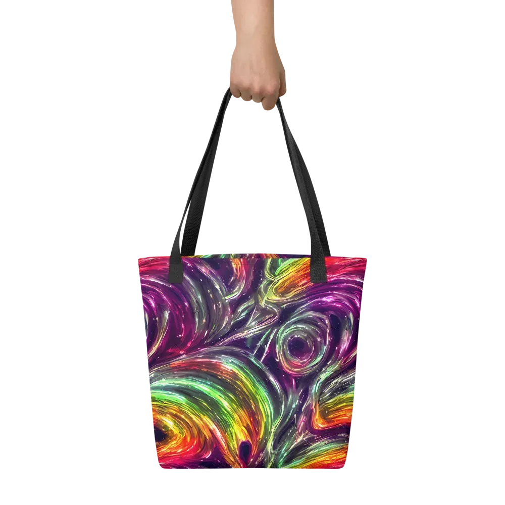Aurora Cyclone on Tote Bag — Front