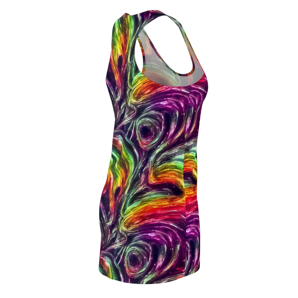 Aurora Cyclone on Racerback Dress — Back Side