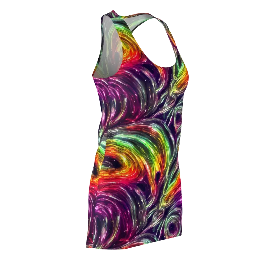 Aurora Cyclone on Racerback Dress — Front Side