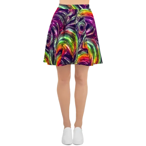 Aurora Cyclone on a Skater Skirt