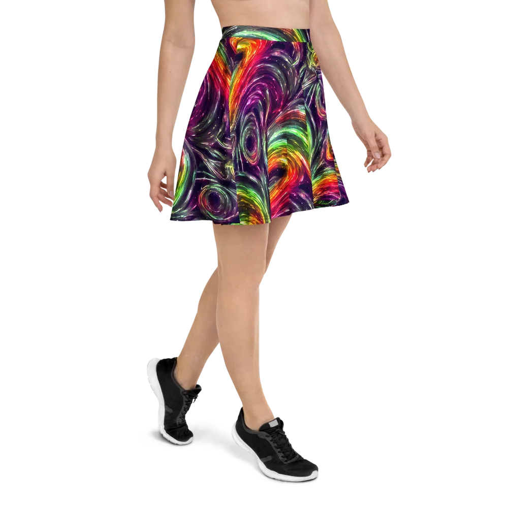 Aurora Cyclone on Skater Skirt — Right
