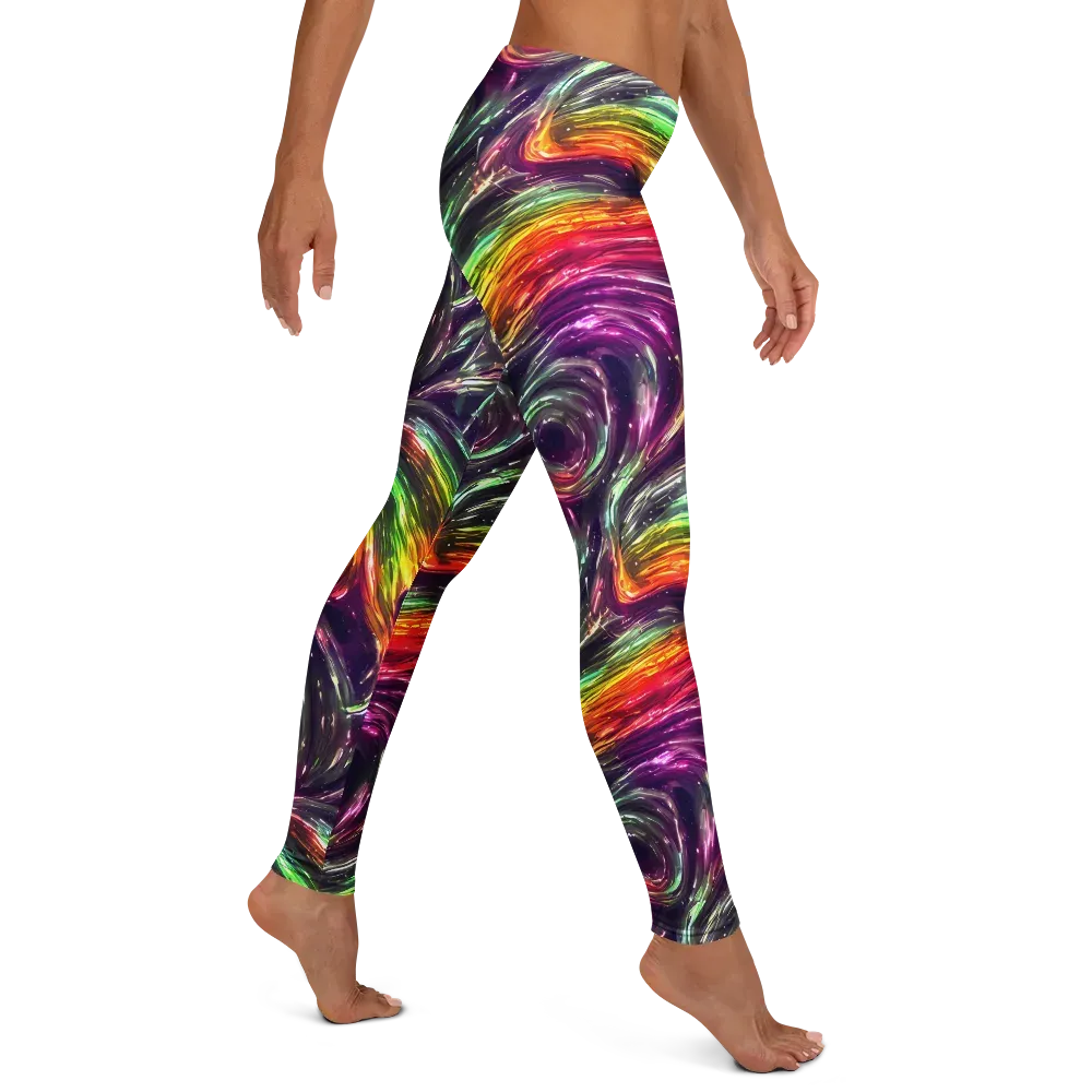 Aurora Cyclone on Leggings — Right