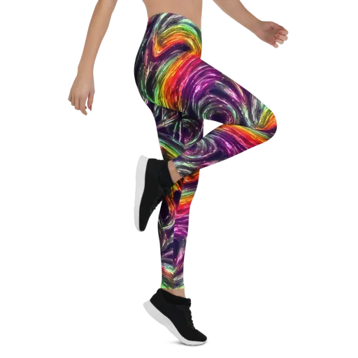 Aurora Cyclone on a Leggings
