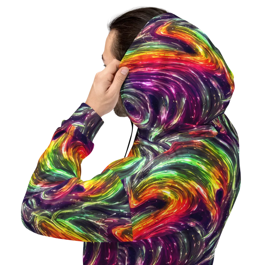 Aurora Cyclone on Hoodie — Back