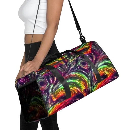 Aurora Cyclone on a Duffle Bag