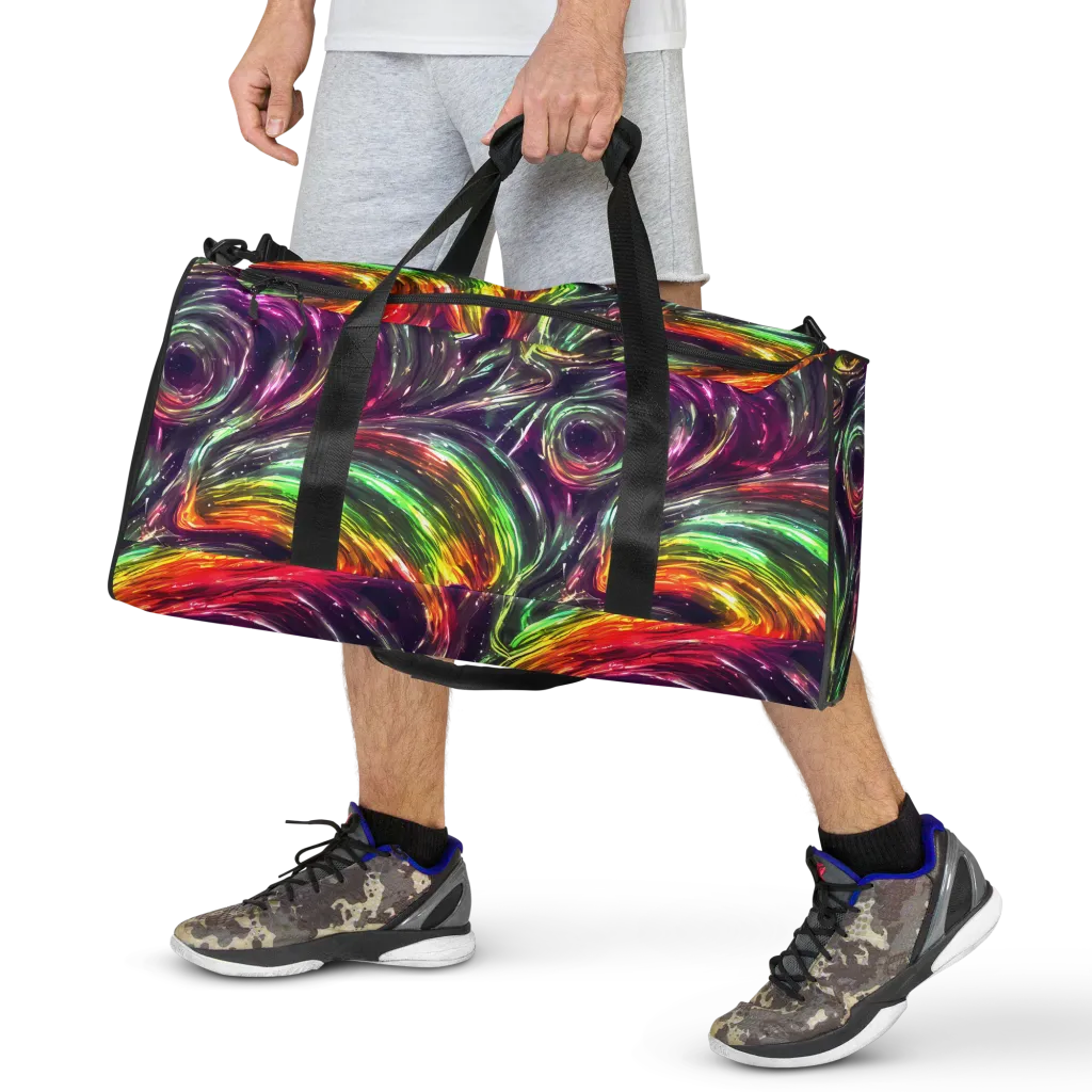 Aurora Cyclone on Duffle Bag — Front