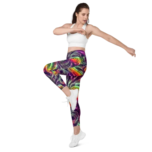 Aurora Cyclone on a Leggings with Pockets