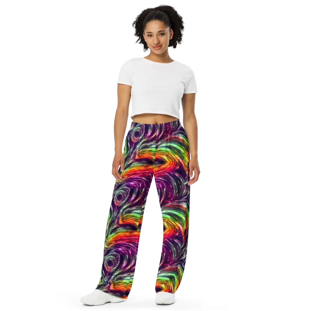 Aurora Cyclone on Wide-Leg Pants — Front