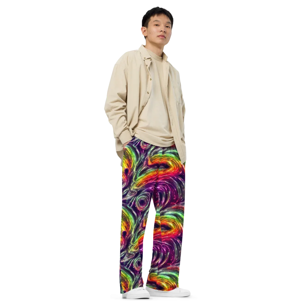 Aurora Cyclone on Wide-Leg Pants — Right Front