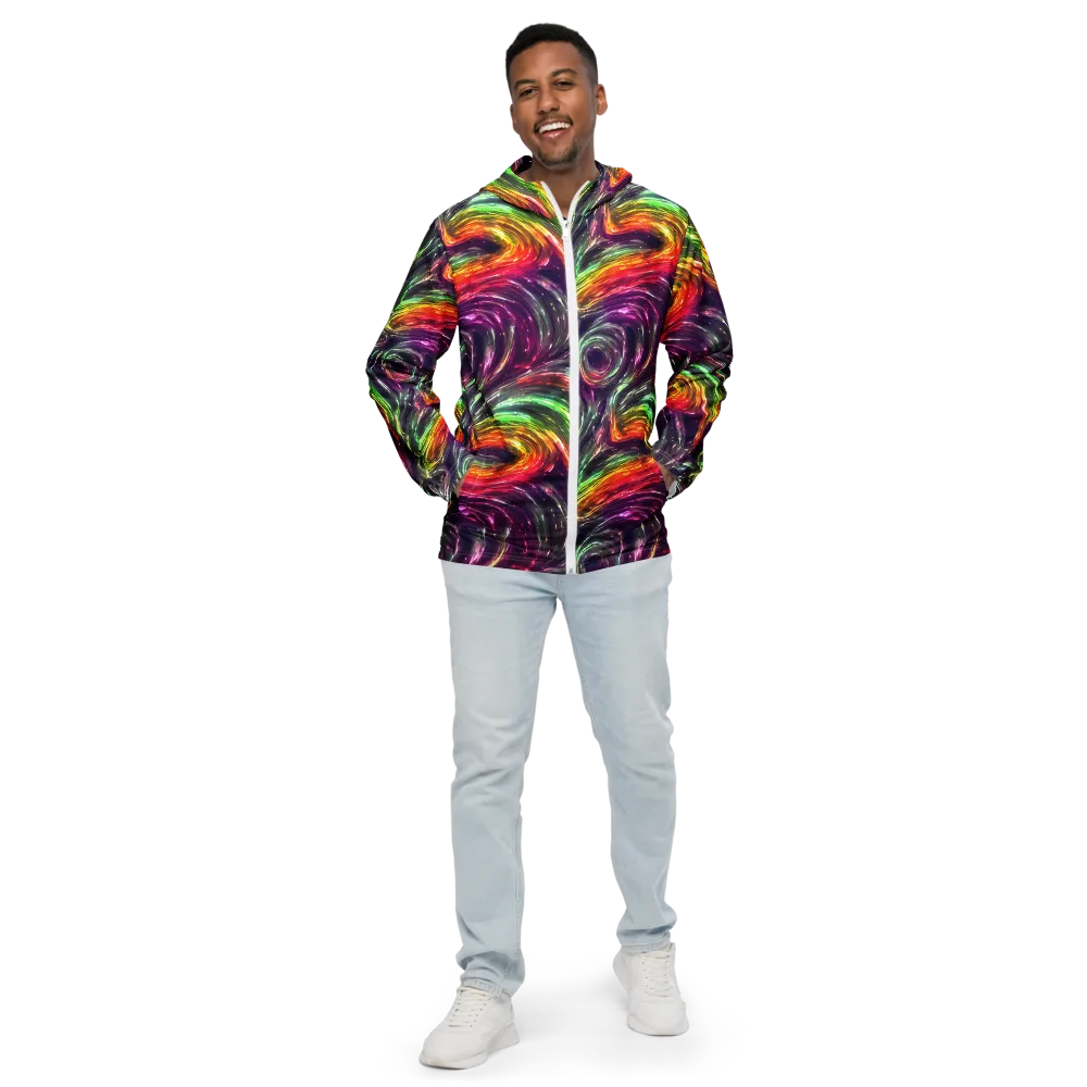Aurora Cyclone on Men's Windbreaker — Front