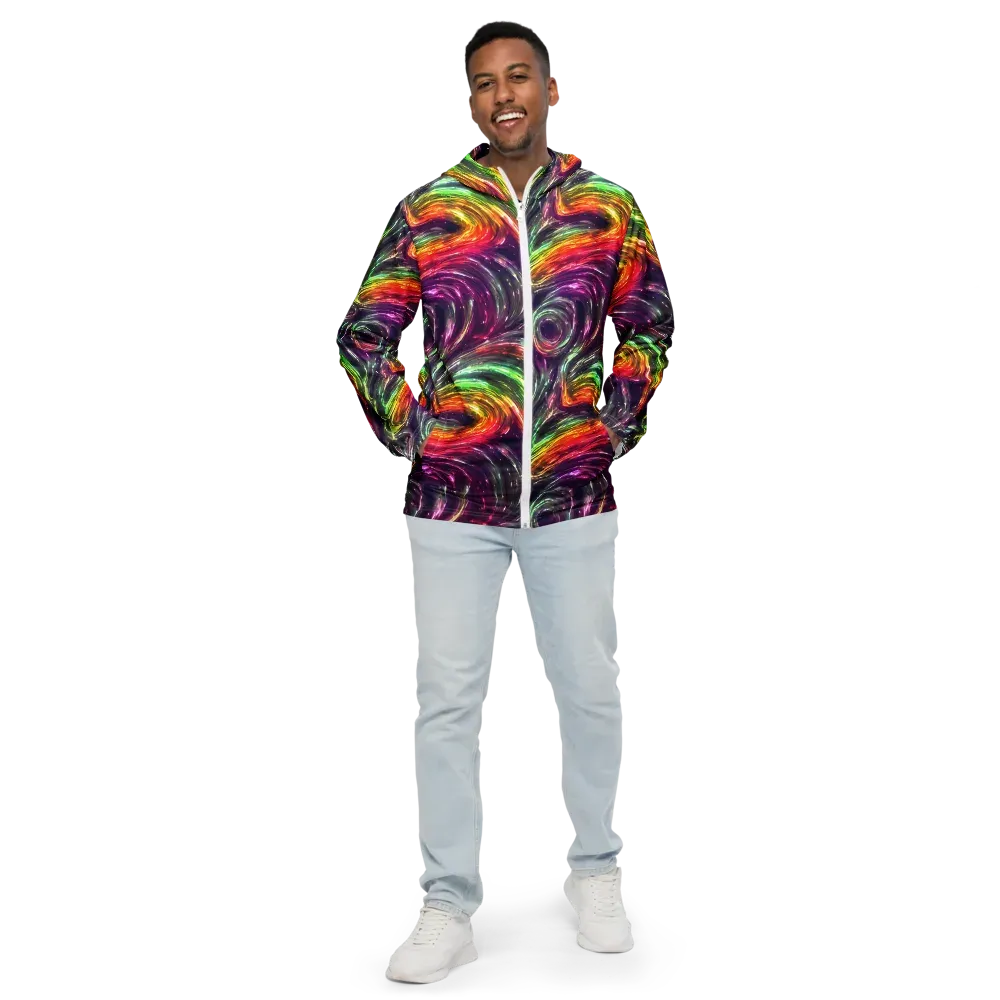 Aurora Cyclone on Men's Windbreaker — Front