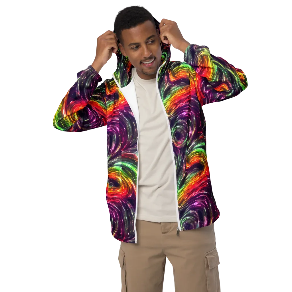 Aurora Cyclone on Men's Windbreaker — Front