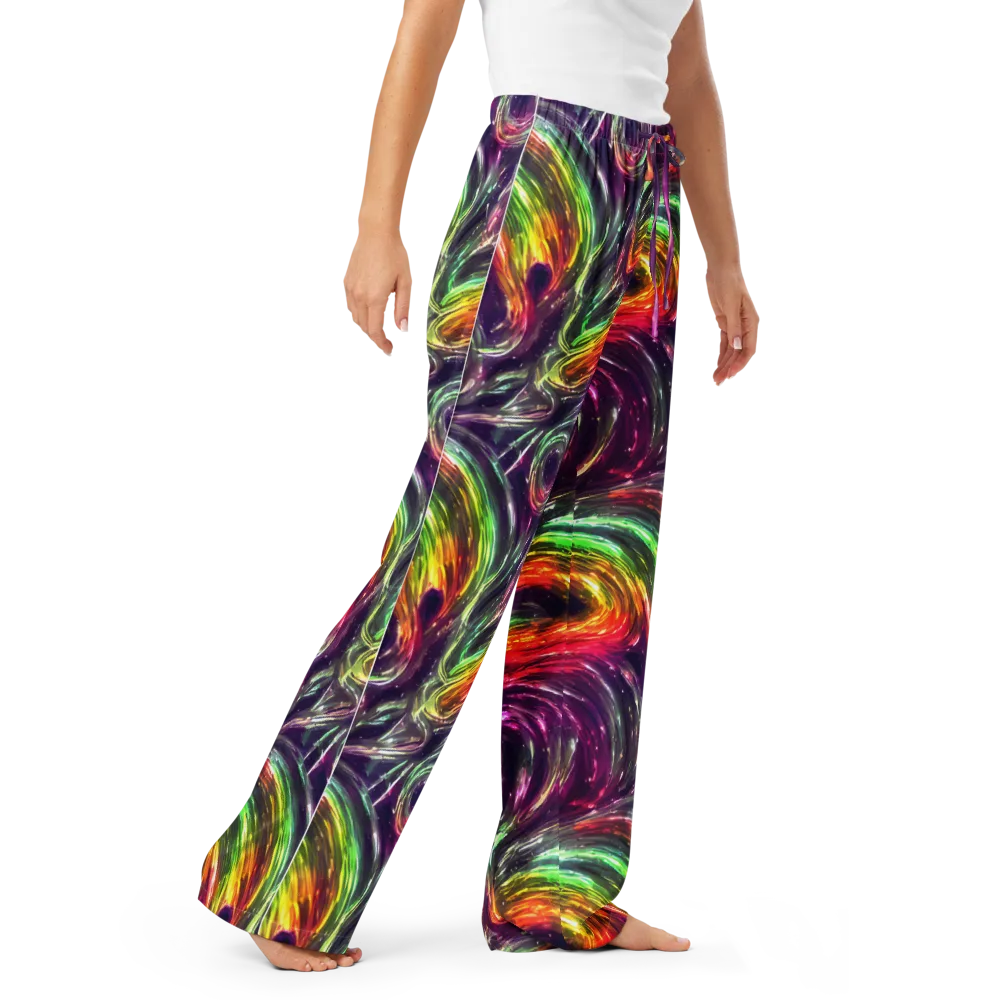Aurora Cyclone on Women's Pajama Pants — Right Front