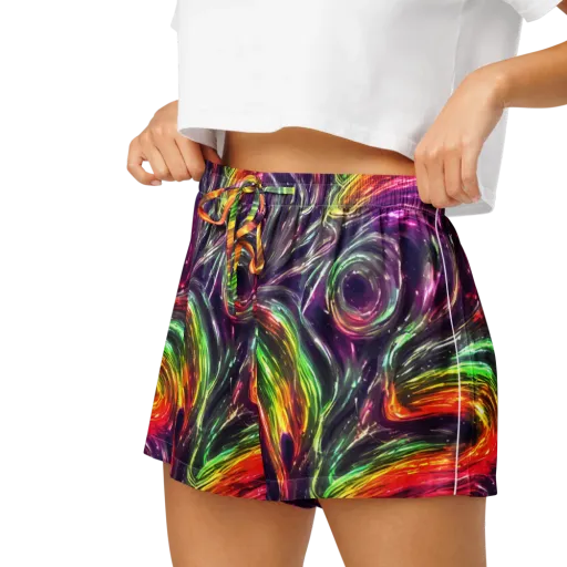 Aurora Cyclone on a Women's Pajama Shorts