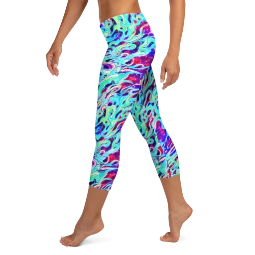 Quantum Ripple on a Capri Leggings