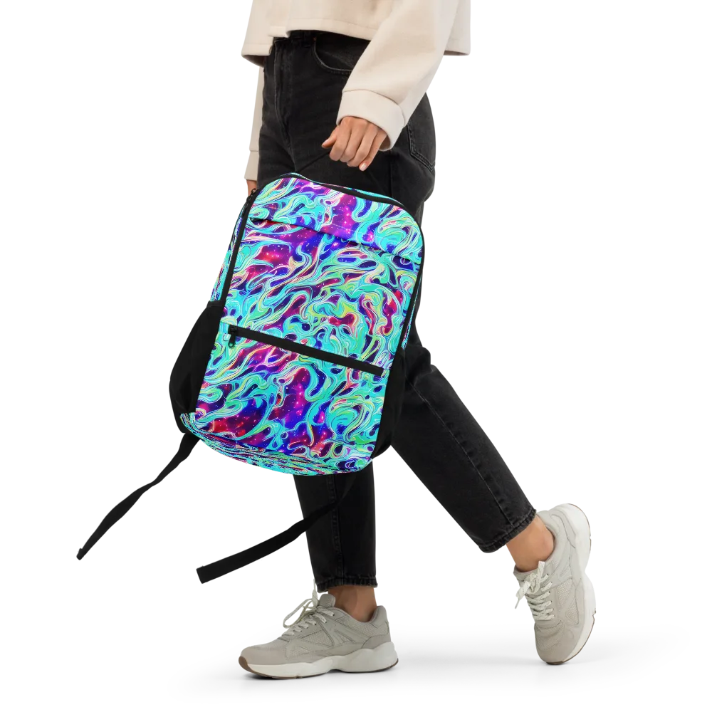 Quantum Ripple on Utility Backpack — Front