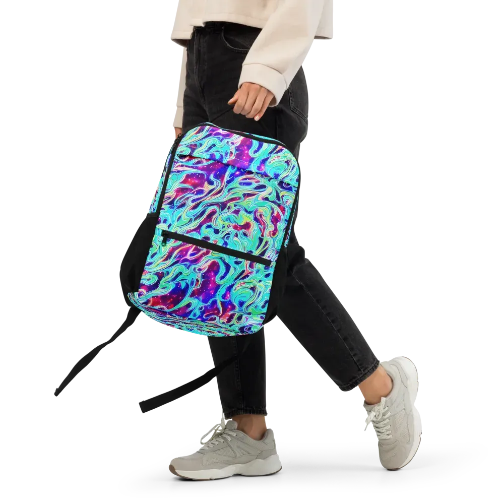 Quantum Ripple on Utility Backpack — Front