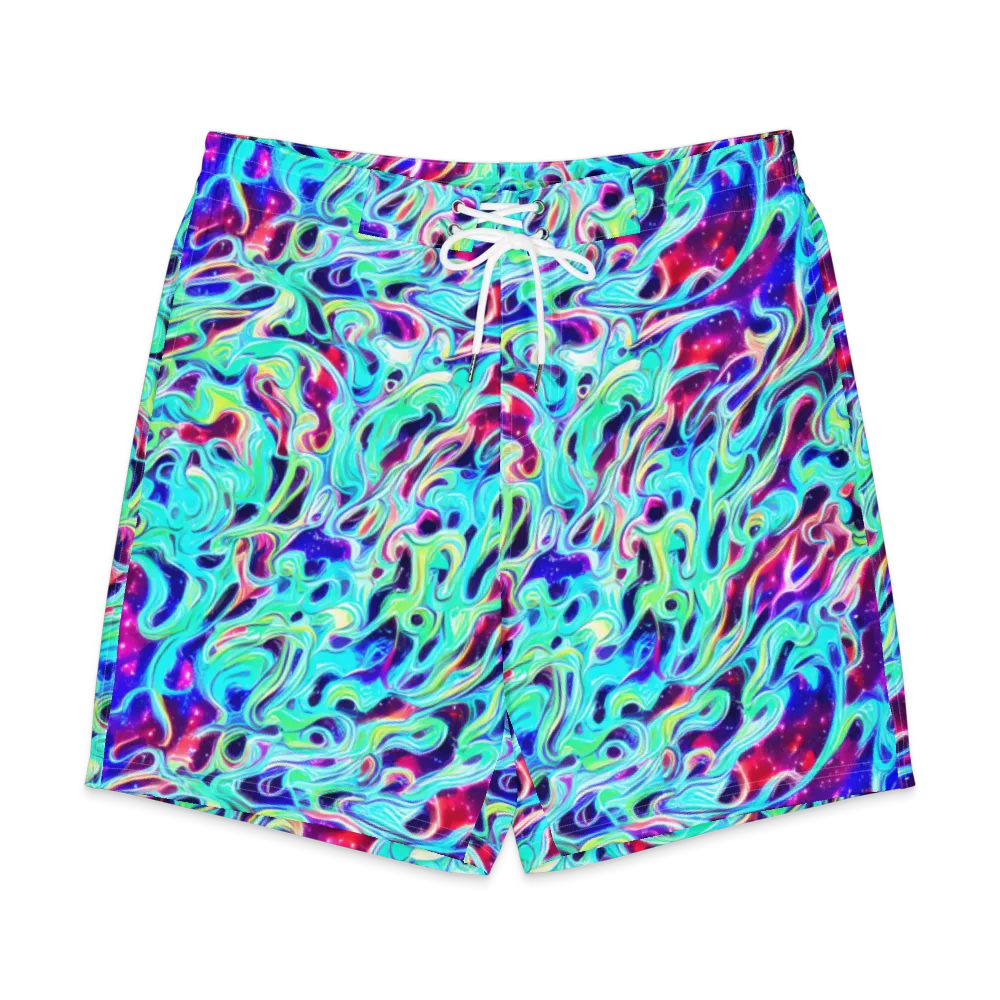 Quantum Ripple on Men's Board Shorts — Front