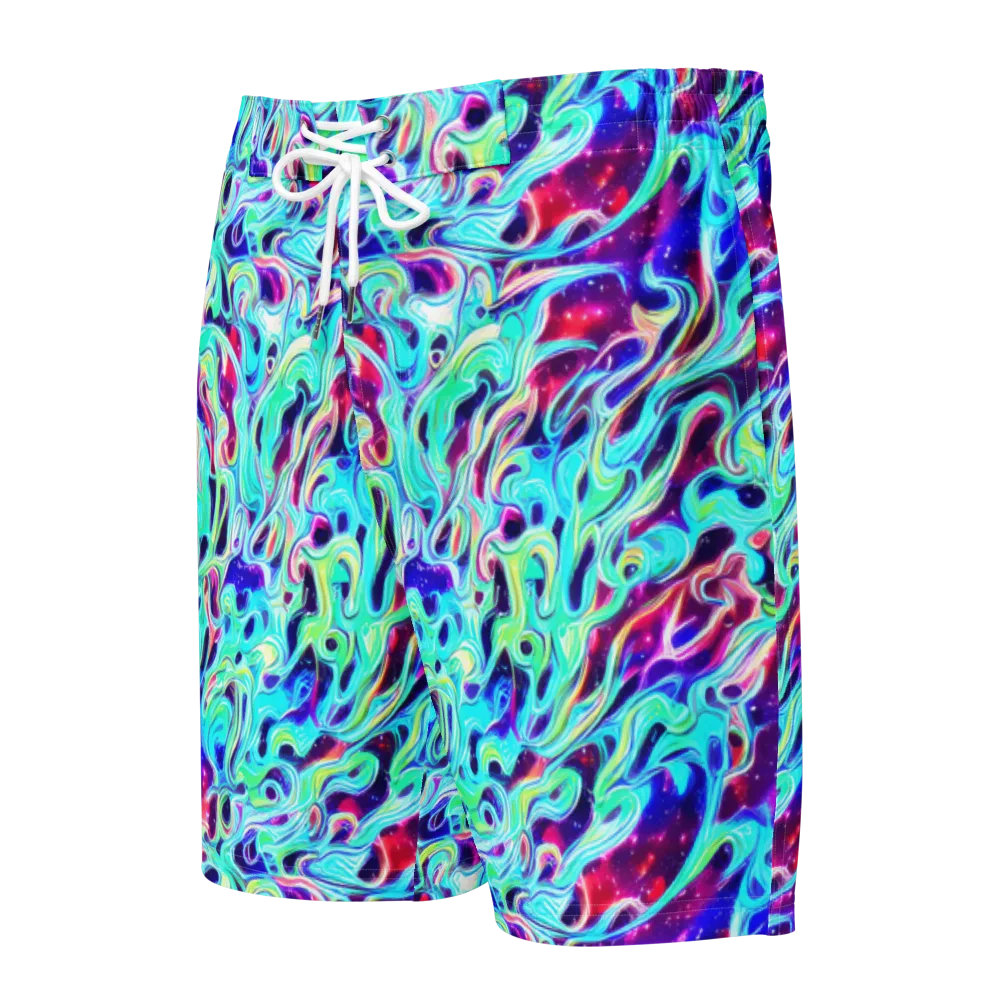Quantum Ripple on Men's Board Shorts — Front