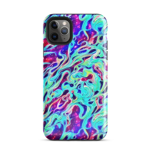 Quantum Ripple on a Tough Case for iPhone®