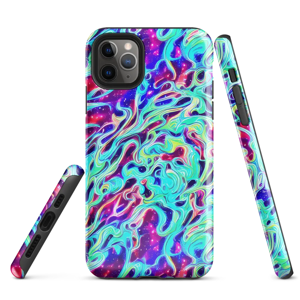 Quantum Ripple on Tough Case for iPhone® — Front