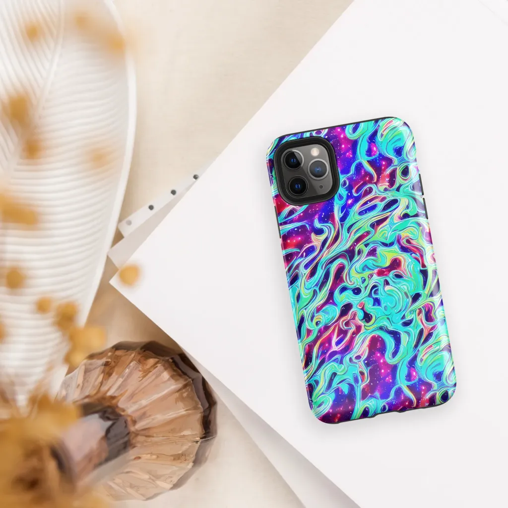 Quantum Ripple on Tough Case for iPhone® — Front