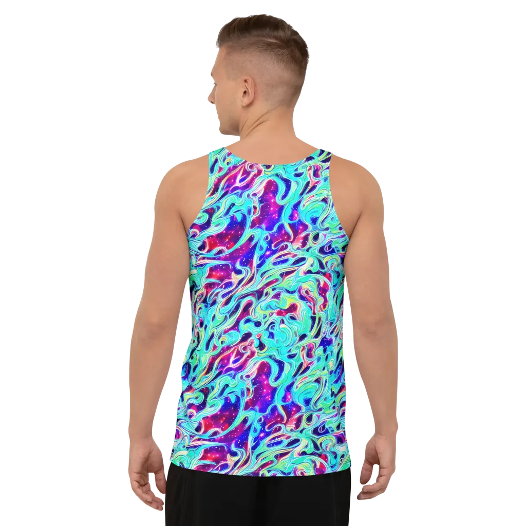 Quantum Ripple on Men's Tank Top — Back