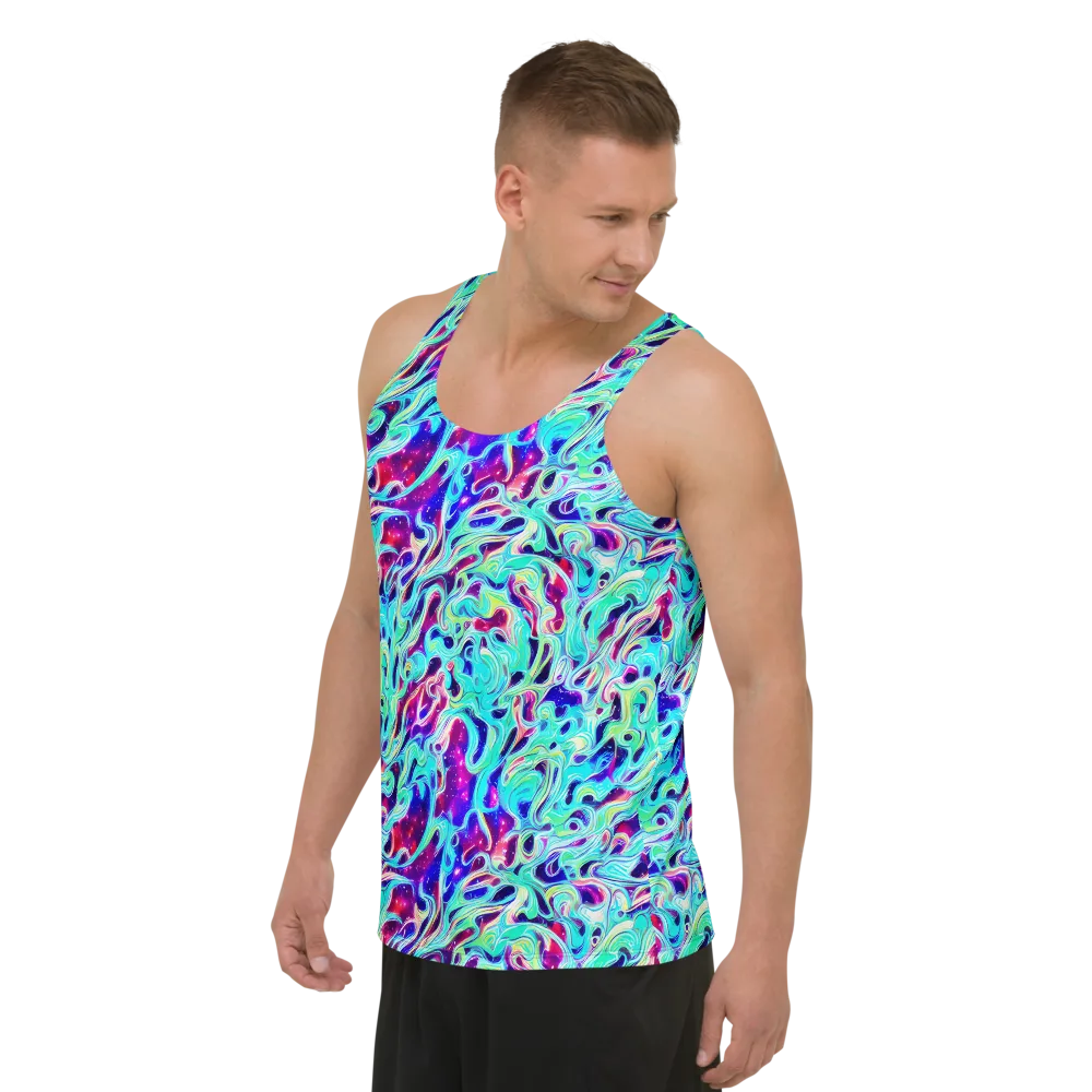 Quantum Ripple on Men's Tank Top — Left Front