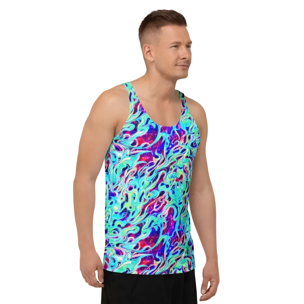 Quantum Ripple on Men's Tank Top — Right Front