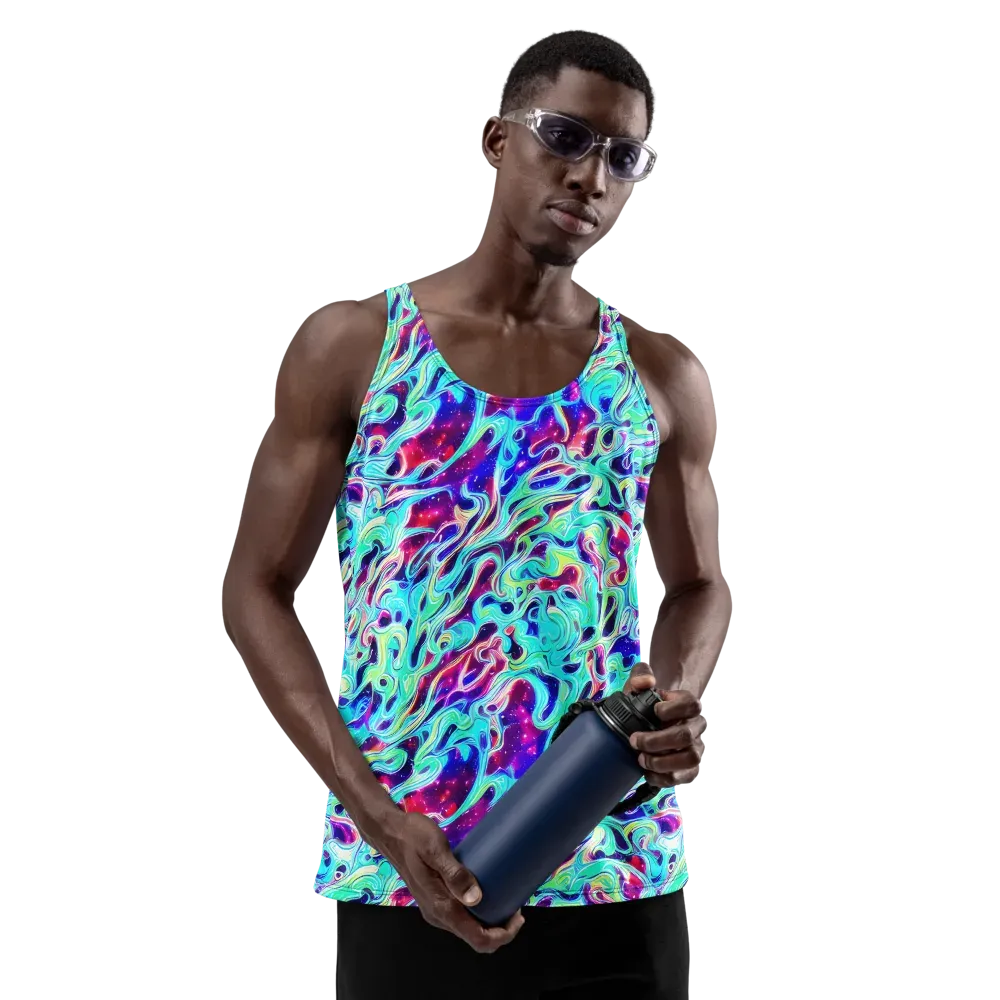 Quantum Ripple on Men's Tank Top — Front